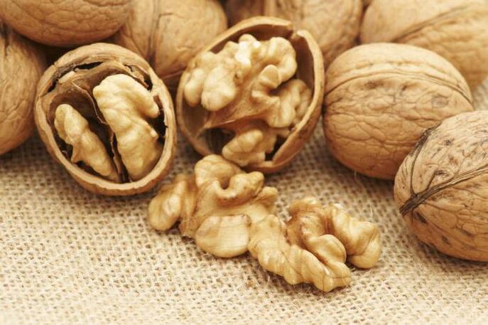 walnuts to remove papillomas